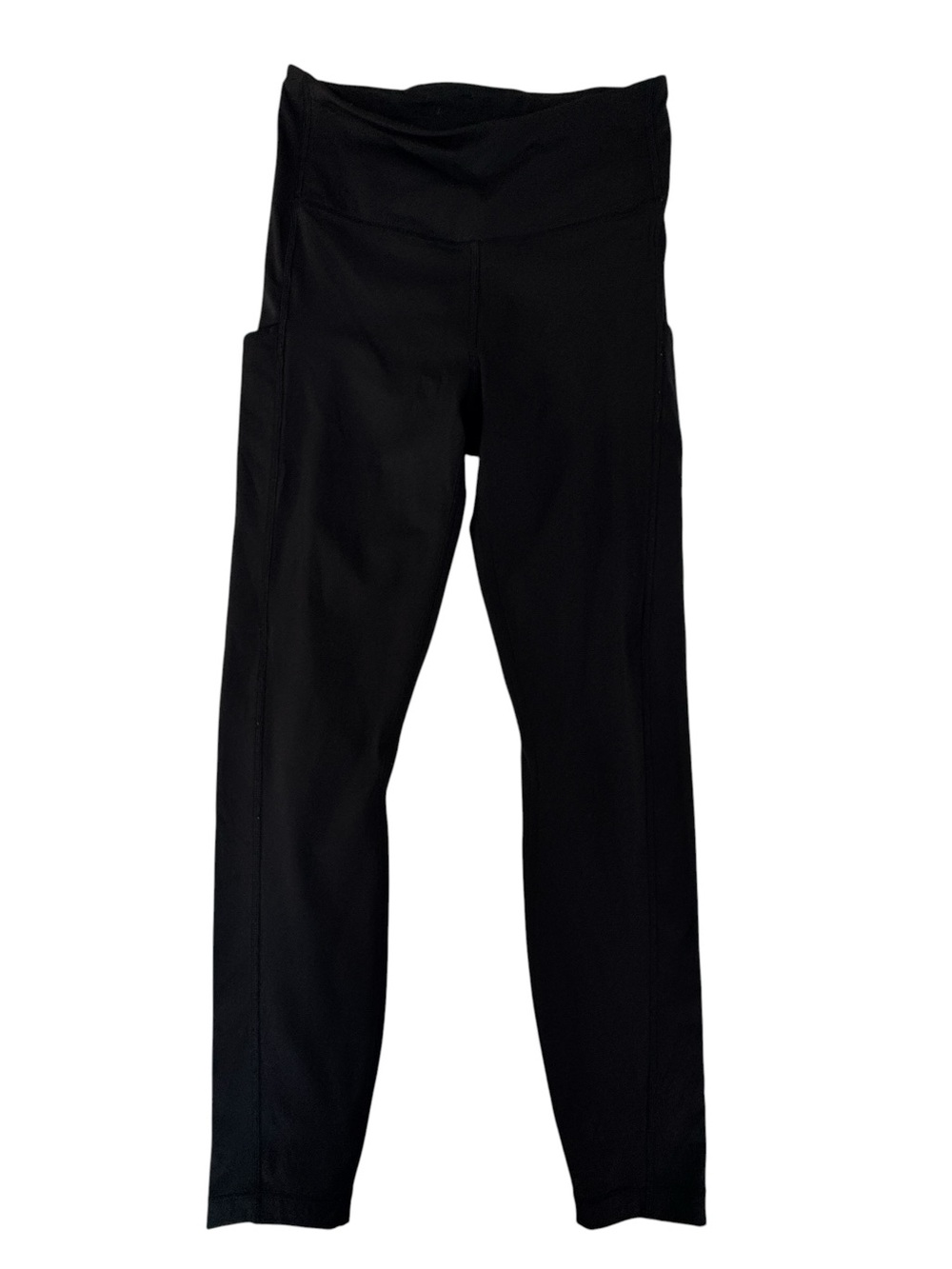 Athleta  Woman’s Black High-Waisted Leggings with Side Pockets Size XS